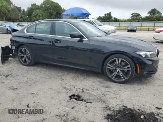 2024 BMW 3 Series 330i z VIN 3MW69FF08R8E46620, wystawiony jako Copart lot #59095945 z przebiegiem 14 609 mil mil oraz Szkoda całkowita • Salvage title. Historia ofert i sprzedaży dostępna na DreamBid. Obrazek 4.