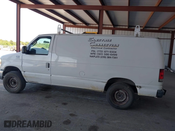 2014 Ford Econoline Cargo Commercial with VIN 1FTNE2EW3EDA31341, listed as a IAAI auction lot 42148317 with 146,158 mi miles and . Bid and sale history available at carsss.com. Image 14.