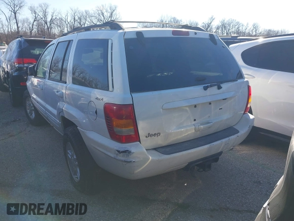 2000 Jeep Grand Cherokee Limited with VIN 1J4GW58N4YC271335, listed as a IAAI auction lot 41046412 with Not provided miles and . Bid and sale history available at DreamBid. Image 3.