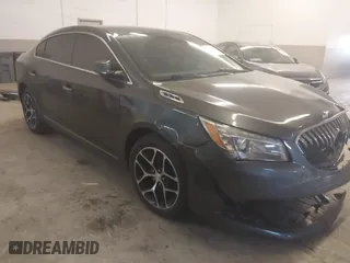 2016 Buick LaCrosse Sport Touring with VIN 1G4G45G32GF272701, listed as a IAAI auction lot 41315724 with 114,121 mi miles. Bid and sale history available at carsss.com. Image 1.