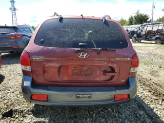 2005 Hyundai Santa Fe GLS with VIN KM8SC73D35U975899, listed as a Copart auction lot 56174615 with 182,798 mi miles and Salvage title. Bid and sale history available at DreamBid. Image 6.