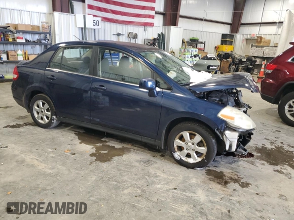 2009 Nissan Versa 1.8 SL with VIN 3N1BC11EX9L352876, listed as a Copart auction lot 45684175 with 252,113 mi miles and Salvage Title. Bid and sale history available at carsss.com. Image 4.