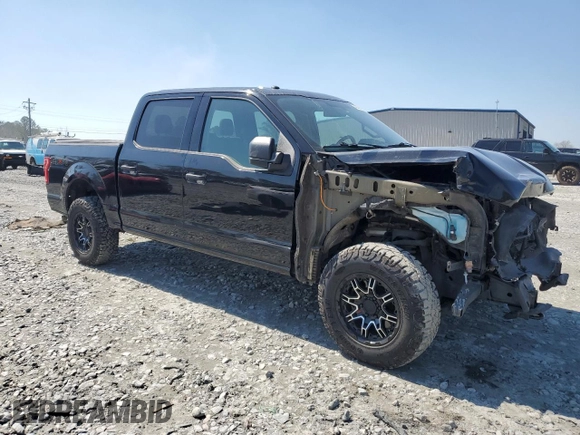 2017 Ford F-150 XL with VIN 1FTEW1EF7HFA77657, listed as a Copart auction lot 48496885 with 100,745 mi miles and Salvage Title. Bid and sale history available at carsss.com. Image 4.