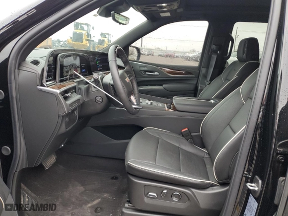 2024 Cadillac Escalade 4WD Premium Luxury with VIN 1GYS4BKL3RR336602, listed as a Copart auction lot 86166724 with 6,046 mi miles and Salvage Title. Bid and sale history available at carsss.com. Image 7.