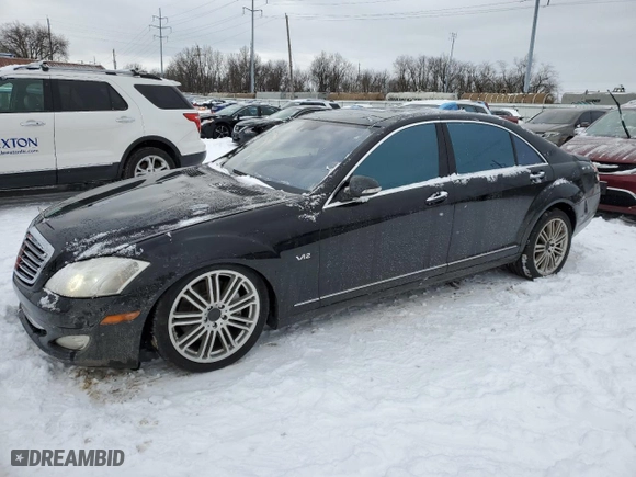 2009 Mercedes-Benz S-Class 5.5L V12 with VIN WDDNG76X69A246403, listed as a Copart auction lot 41685815 with 108,138 mi miles and Clean Title. Bid and sale history available at carsss.com. Image 1.