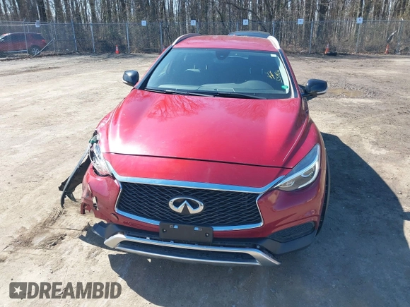 2017 Infiniti QX30 Luxury with VIN SJKCH5CR2HA021321, listed as a IAAI auction lot 41729337 with 55,486 mi miles. Bid and sale history available at carsss.com. Image 13.