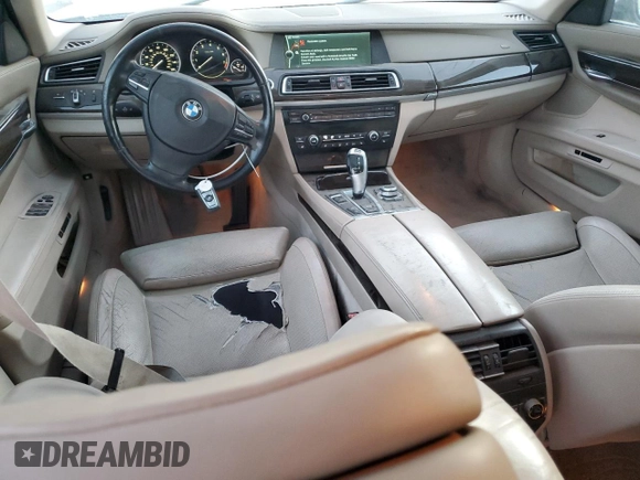2011 BMW 7 Series 750Li xDrive with VIN WBAKC8C53BC432795, listed as a Copart auction lot 42381105 with 123,835 mi miles and Clean Title. Bid and sale history available at carsss.com. Image 8.