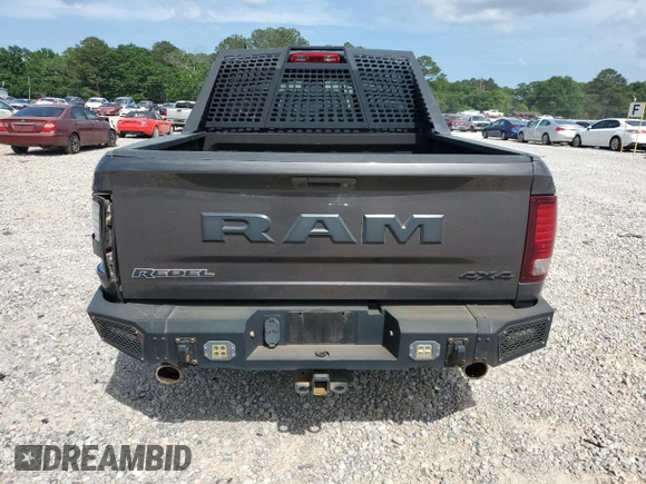 2017 Ram 1500 Rebel with VIN 1C6RR7YT2HS612311, listed as a Copart auction lot 55109725 with 142,796 mi miles and Salvage title. Bid and sale history available at DreamBid. Image 6.