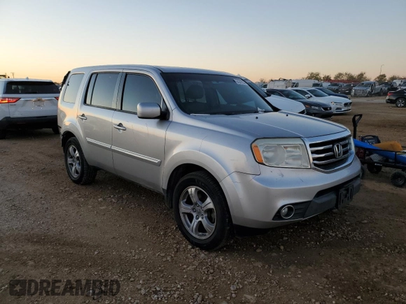 2014 Honda Pilot EX-L with VIN 5FNYF3H74EB016389, listed as a Copart auction lot 84341834 with 170,629 mi miles and Salvage Title. Bid and sale history available at carsss.com. Image 4.