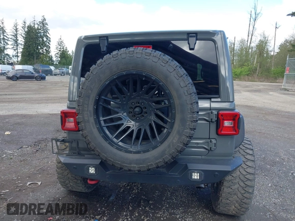 2021 Jeep Wrangler Unlimited Rubicon with VIN 1C4HJXFG9MW531858, listed as a IAAI auction lot 42001095 with 38,240 mi miles and . Bid and sale history available at DreamBid. Image 16.