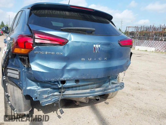 2024 Buick Encore GX Preferred with VIN KL4AMBS2XRB190114, listed as a IAAI auction lot 42257376 with 6,353 mi miles and . Bid and sale history available at DreamBid. Image 6.