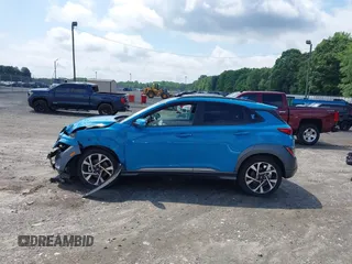 2022 Hyundai Kona Limited with VIN KM8K53A31NU897927, listed as a IAAI auction lot 42263754 with 57,916 mi miles and . Bid and sale history available at DreamBid. Image 14.
