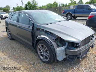 2020 Ford Fusion Hybrid Titanium with VIN 3FA6P0RU0LR141494, listed as a IAAI auction lot 39967898 with 88,152 mi miles. Bid and sale history available at carsss.com. Image 1.