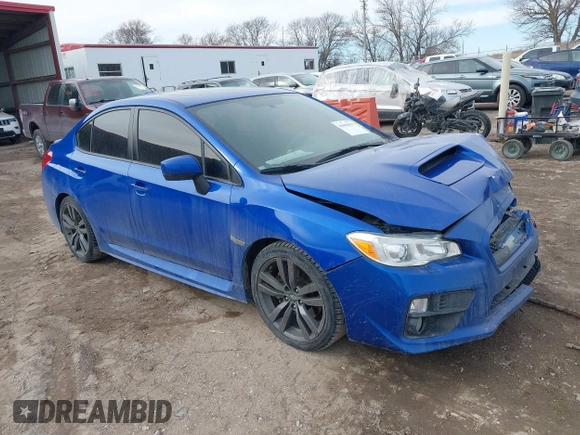 2016 Subaru WRX Premium with VIN JF1VA1E63G8831628, listed as a IAAI auction lot 41661025 with 92,193 mi miles. Bid and sale history available at carsss.com. Image 1.