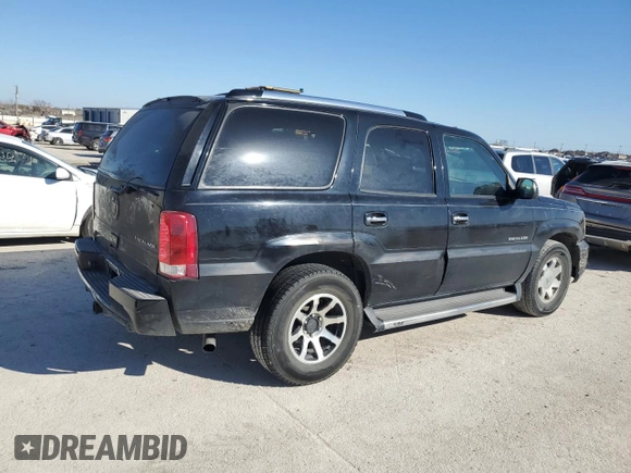 2003 Cadillac Escalade z VIN 1GYEC63T63R317510, wystawiony jako Copart lot #48515195 z przebiegiem 398 303 mil mil oraz Czysty tytuł • Clean title. Historia ofert i sprzedaży dostępna na DreamBid. Obrazek 3.
