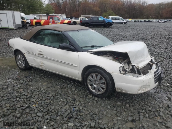 2004 Chrysler Sebring Limited with VIN 1C3EL65R64N317575, listed as a Copart auction lot 51833645 with 0 mi miles and Salvage Title. Bid and sale history available at carsss.com. Image 4.