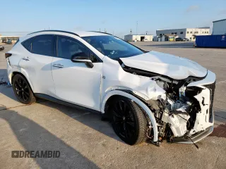 2022 Lexus NX 350 F Sport with VIN JTJKGCEZXN5003962, listed as a Copart auction lot 61621075 with 32,221 mi miles and Salvage title. Bid and sale history available at DreamBid. Image 4.