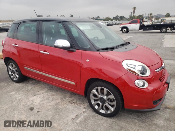 2015 FIAT 500L Lounge with VIN ZFBCFACH1FZ030599, listed as a Copart auction lot 75400814 with 94,580 mi miles and Clean Title. Bid and sale history available at carsss.com. Image 4.