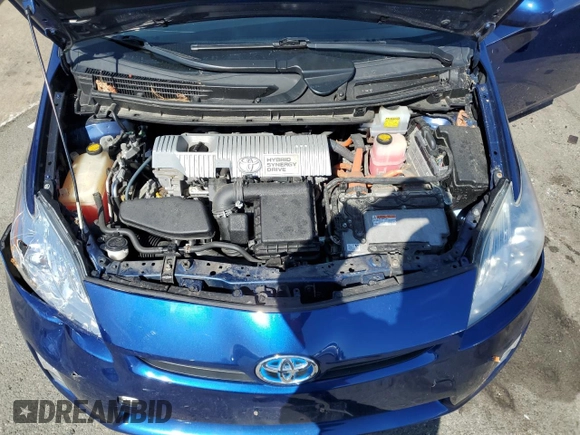 2011 Toyota Prius I with VIN JTDKN3DU8B5308788, listed as a Copart auction lot 48384465 with 85,544 mi miles and Salvage Title. Bid and sale history available at DreamBid. Image 11.