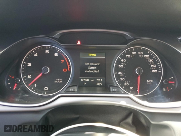 2014 Audi A4 Premium Plus with VIN WAUEFAFL3EN006118, listed as a Copart auction lot 46630505 with 127,528 mi miles and Salvage Title. Bid and sale history available at carsss.com. Image 9.