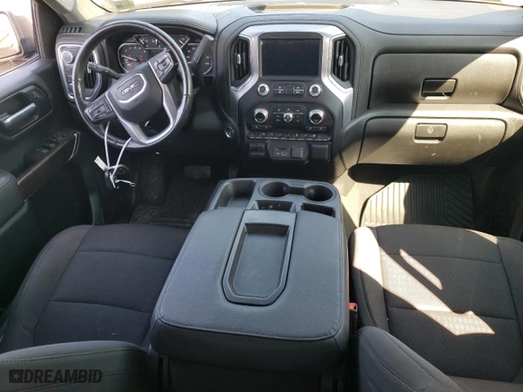 2021 GMC Sierra 1500 SLE with VIN 1GTR9BEK1MZ193022, listed as a Copart auction lot 69951164 with 75,839 mi miles and Salvage Title. Bid and sale history available at carsss.com. Image 8.
