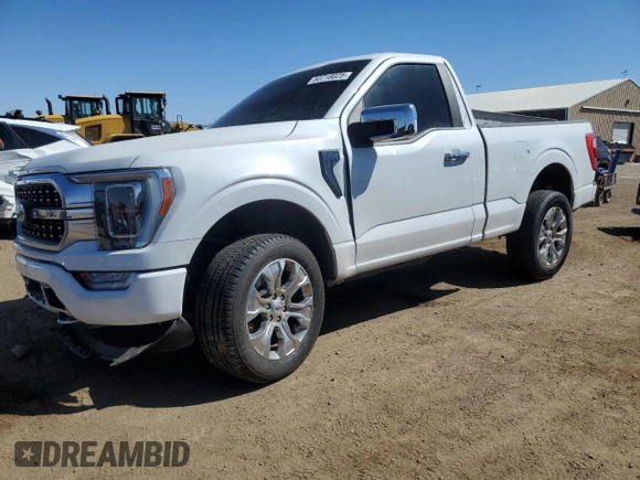 2021 Ford F-150 XL with VIN 1FTMF1CP2MKE07164, listed as a Copart auction lot 53718025 with 66,404 mi miles and Salvage title. Bid and sale history available at DreamBid. Image 1.