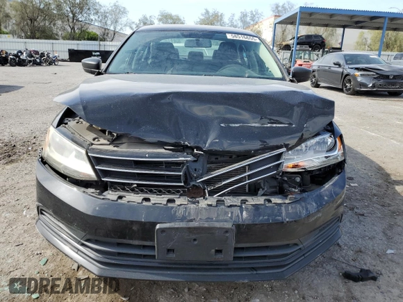 2015 Volkswagen Jetta S with VIN 3VW2K7AJ3FM355363, listed as a Copart auction lot 58516655 with 140,688 mi miles and Salvage title. Bid and sale history available at DreamBid. Image 5.