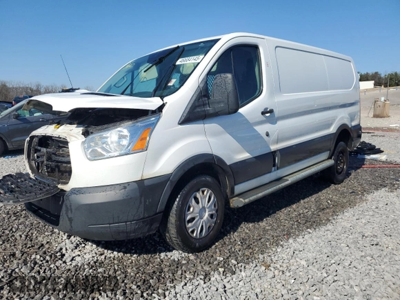 2019 Ford Transit with VIN 1FTYR1ZM2KKA42472, listed as a Copart auction lot 46684145 with 130,974 mi miles and Salvage title. Bid and sale history available at DreamBid. Image 1.