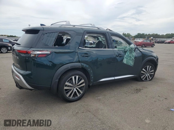 2022 Nissan Pathfinder Platinum with VIN 5N1DR3DK5NC262389, listed as a Copart auction lot 64742985 with 39,985 mi miles and Salvage title. Bid and sale history available at DreamBid. Image 3.