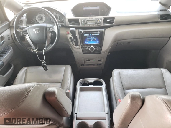 2014 Honda Odyssey Touring with VIN 5FNRL5H92EB072034, listed as a Copart auction lot 60371485 with 259,312 mi miles and Clean title. Bid and sale history available at DreamBid. Image 8.