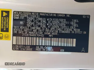 2013 Lexus RX 350 with VIN 2T2ZK1BA6DC104402, listed as a Copart auction lot 49395715 with 152,611 mi miles and Salvage Title. Bid and sale history available at DreamBid. Image 15.