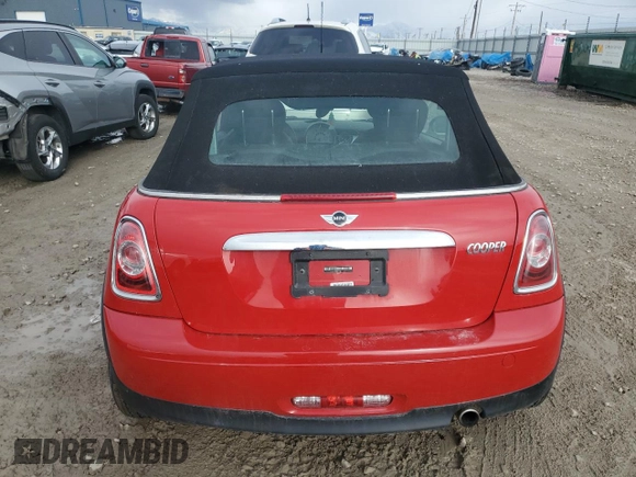 2012 MINI Convertible с VIN WMWZN3C56CT135341, выставлен на аукционе Copart как лот 48611575 с пробегом Не указан миль и Списание • Salvage title. История ставок и продаж доступна на DreamBid. Изображение 6.