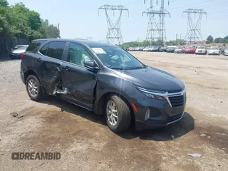 2023 Chevrolet Equinox LT z VIN 3GNAXUEG2PS191525, wystawiony jako IAAI lot #42390253 z przebiegiem 66 063 mil mil oraz . Historia ofert i sprzedaży dostępna na DreamBid. Obrazek 1.
