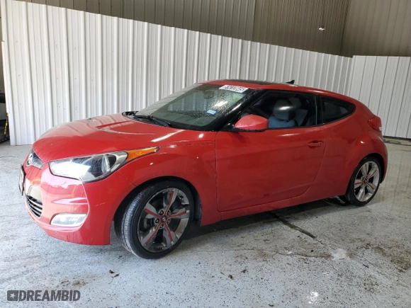 2013 Hyundai Veloster w/Gray Int with VIN KMHTC6AD7DU114144, listed as a Copart auction lot 51412845 with 128,305 mi miles and Clean Title. Bid and sale history available at carsss.com. Image 1.
