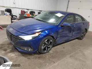 2023 Hyundai Elantra Hybrid Limited with VIN KMHLN4AJ8PU040886, listed as a IAAI auction lot 41456872 with 22,870 mi miles. Bid and sale history available at carsss.com. Image 2.