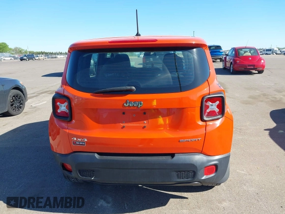 2017 Jeep Renegade Sport z VIN ZACCJBAH9HPG07336, wystawiony jako IAAI lot #42219901 z przebiegiem 118 696 mil mil oraz . Historia ofert i sprzedaży dostępna na DreamBid. Obrazek 16.