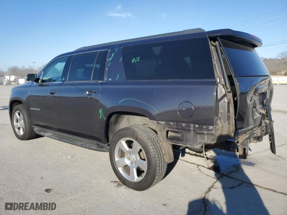 2017 Chevrolet Suburban LT with VIN 1GNSCHKCXHR333097, listed as a Copart auction lot 48255185 with 120,590 mi miles and Salvage Title. Bid and sale history available at carsss.com. Image 2.