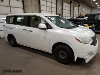 2013 Nissan Quest LE with VIN JN8AE2KP3D9071176, listed as a Copart auction lot 52512385 with 0 mi miles and Clean Title. Bid and sale history available at carsss.com. Image 4.
