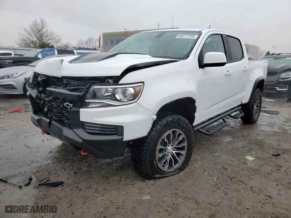 2022 Chevrolet Colorado 4WD ZR2 with VIN 1GCGTEEN1N1323952, listed as a Copart auction lot 48072705 with 23,920 mi miles and Salvage Title. Bid and sale history available at carsss.com. Image 1.