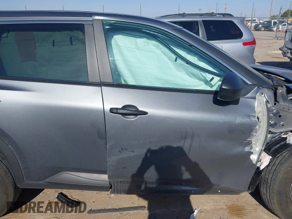 2023 Nissan Rogue S with VIN 5N1BT3AA2PC763702, listed as a IAAI auction lot 42032807 with 18,349 mi miles and . Bid and sale history available at DreamBid. Image 14.