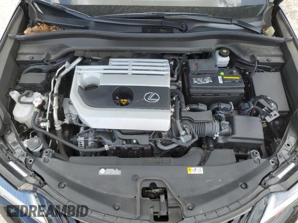 2022 Lexus UX with VIN JTHX3JBH0N2051278, listed as a Copart auction lot 61441804 with 34,317 mi miles and Salvage Title. Bid and sale history available at carsss.com. Image 12.