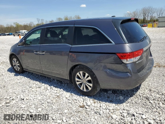 2016 Honda Odyssey EX-L with VIN 5FNRL5H61GB072390, listed as a Copart auction lot 54174445 with 149,088 mi miles and Salvage Title. Bid and sale history available at DreamBid. Image 2.