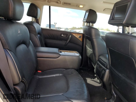 2012 Infiniti QX56 7-passenger with VIN JN8AZ2NE1C9021390, listed as a Copart auction lot 76475574 with 159,671 mi miles and Salvage Title. Bid and sale history available at carsss.com. Image 11.