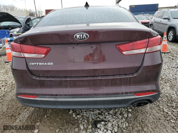 2018 Kia Optima LX with VIN 5XXGT4L38JG237547, listed as a Copart auction lot 46471335 with 133,051 mi miles and Salvage Title. Bid and sale history available at carsss.com. Image 6.