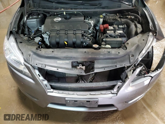2015 Nissan Sentra SV with VIN 3N1AB7AP1FY310825, listed as a Copart auction lot 51958625 with 58,472 mi miles and Salvage Title. Bid and sale history available at DreamBid. Image 11.