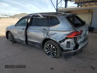 2024 Volkswagen Tiguan S with VIN 3VVRB7AX2RM116026, listed as a Copart auction lot 59060825 with 11,828 mi miles and Salvage title. Bid and sale history available at DreamBid. Image 2.