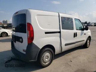 2018 Ram ProMaster City Cargo Tradesman with VIN ZFBERFAB1J6J34497, listed as a Copart auction lot 72412884 with 197,058 mi miles and Salvage Title. Bid and sale history available at DreamBid. Image 3.