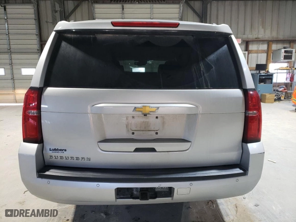 2017 Chevrolet Suburban LT with VIN 1GNSKHKC4HR195737, listed as a Copart auction lot 85552854 with 108,796 mi miles and Salvage Title. Bid and sale history available at carsss.com. Image 6.