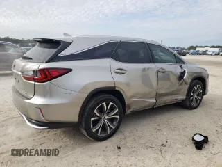 2020 Lexus RX 350L with VIN JTJHZKEA0L2018350, listed as a Copart auction lot 87972245 with 50,475 mi miles and Salvage title. Bid and sale history available at DreamBid. Image 3.