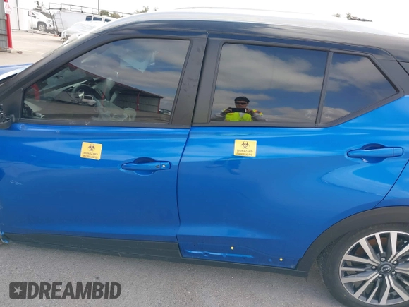 2023 Nissan Kicks SV with VIN 3N1CP5CV5PL502113, listed as a IAAI auction lot 41502927 with Not Provided miles and . Bid and sale history available at DreamBid. Image 13.